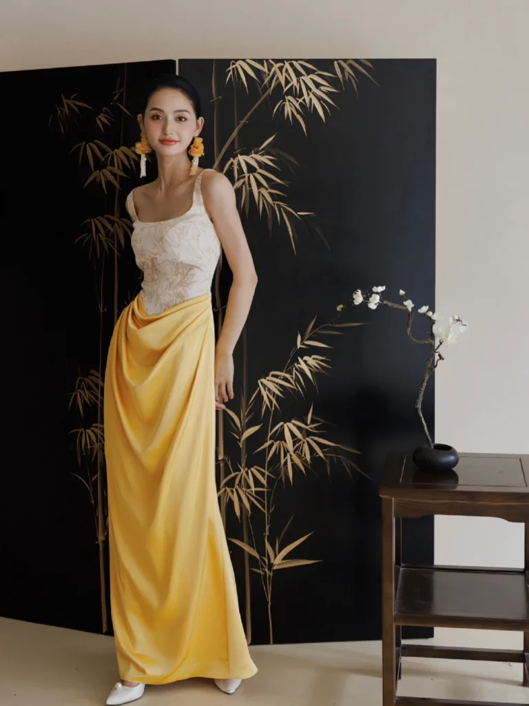 中式禮服, 中式旗袍, 露背旗袍 -prod07