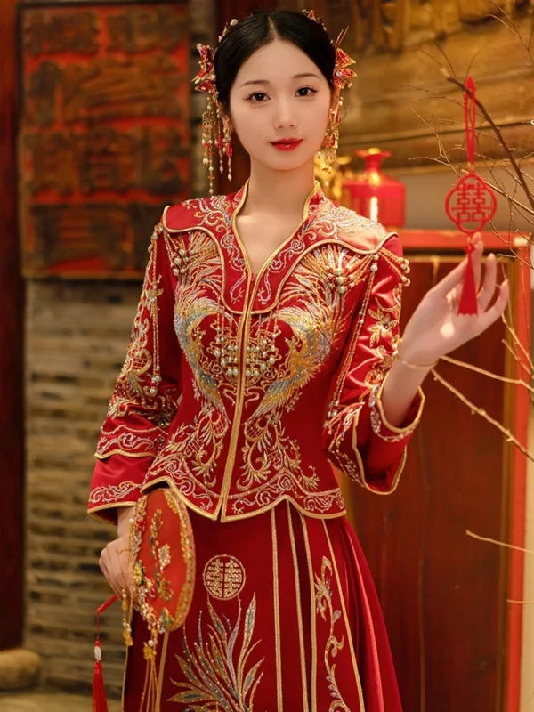 裙褂，中式裙褂-產品1 (2)