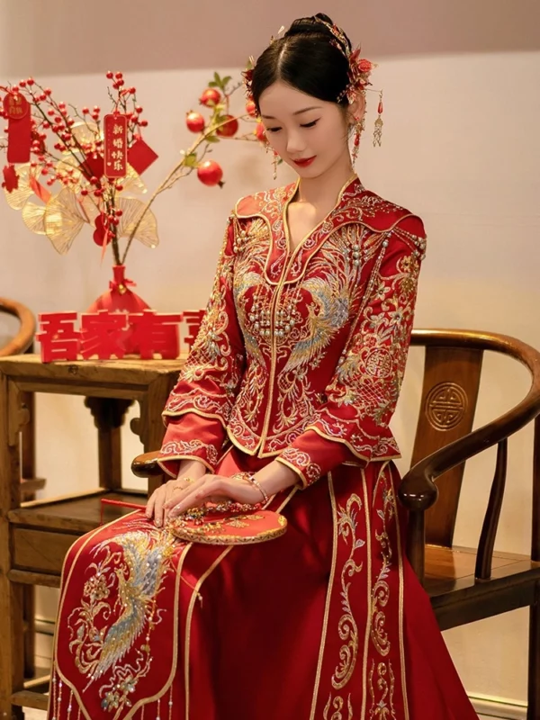 裙褂，中式裙褂-產品1 (4)